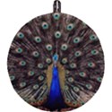 Peacock Round Trivet View2