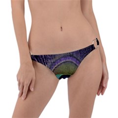 Peacock Feather Ring Detail Bikini Bottoms by Ket1n9