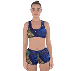 Peacock Feather Retina Mac Racerback Boyleg Bikini Set by Ket1n9