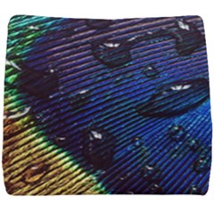 Peacock Feather Retina Mac Seat Cushion by Ket1n9