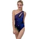 Peacock Feather Retina Mac To One Side Swimsuit View1