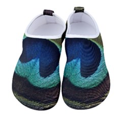 Peacock Feather Kids  Sock-style Water Shoes by Ket1n9