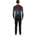 Beautiful Peacock Feather Men s Long Sleeve Rash Guard View2