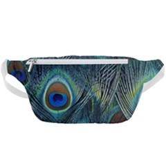 Feathers Art Peacock Sheets Patterns Waist Bag  by Ket1n9