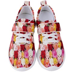 Rose Color Beautiful Flowers Women s Velcro Strap Shoes by Ket1n9