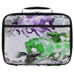 Horse Horses Animal World Green Full Print Lunch Bag by Ket1n9