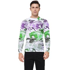 Horse Horses Animal World Green Men s Long Sleeve Rash Guard by Ket1n9