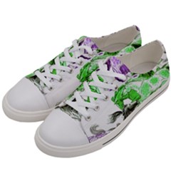 Horse Horses Animal World Green Men s Low Top Canvas Sneakers by Ket1n9