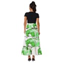 Horse Horses Animal World Green Tiered Ruffle Maxi Skirt View4