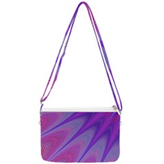 Purple Star Sun Sunshine Fractal Double Gusset Crossbody Bag by Ket1n9