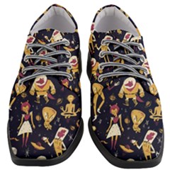 Alien Surface Pattern Women Heeled Oxford Shoes by Ket1n9