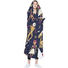 Alien Surface Pattern Wearable Blanket by Ket1n9