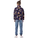 Alien Surface Pattern Kids  Half Zip Hoodie View2