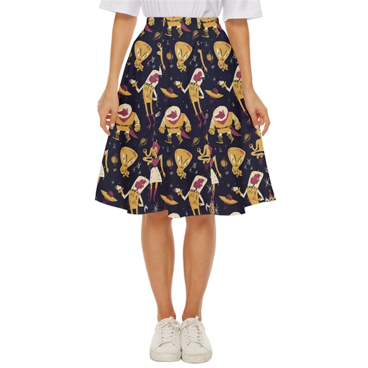 Alien Surface Pattern Classic Short Skirt