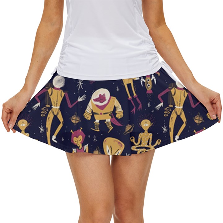 Alien Surface Pattern Women s Skort