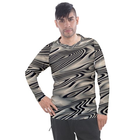 Alien Planet Surface Men s Pique Long Sleeve T-shirt by Ket1n9