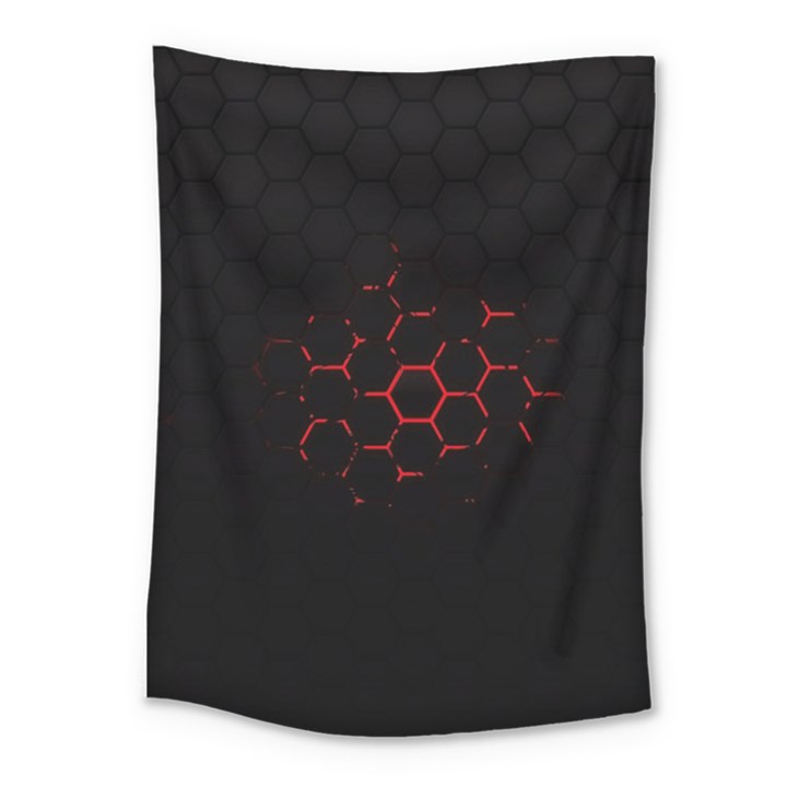 Abstract Pattern Honeycomb Medium Tapestry