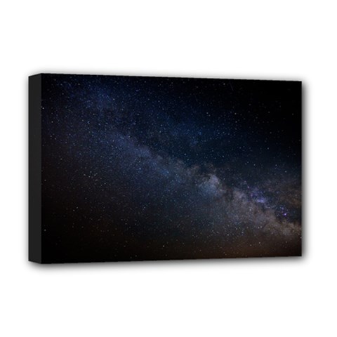 Cosmos Dark Hd Wallpaper Milky Way Deluxe Canvas 18  X 12  (stretched) by Ket1n9