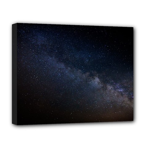 Cosmos Dark Hd Wallpaper Milky Way Deluxe Canvas 20  X 16  (stretched) by Ket1n9