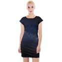 Cosmos Dark Hd Wallpaper Milky Way Cap Sleeve Bodycon Dress View1