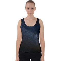 Cosmos Dark Hd Wallpaper Milky Way Velvet Tank Top by Ket1n9