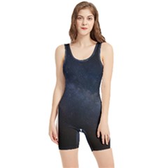 Cosmos Dark Hd Wallpaper Milky Way Women s Wrestling Singlet by Ket1n9