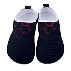 Abstract Pattern Honeycomb Women s Sock-style Water Shoes by Ket1n9