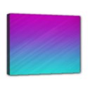 Background Pink Blue Gradient Deluxe Canvas 20  x 16  (Stretched) View1