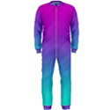 Background Pink Blue Gradient OnePiece Jumpsuit (Men) View1