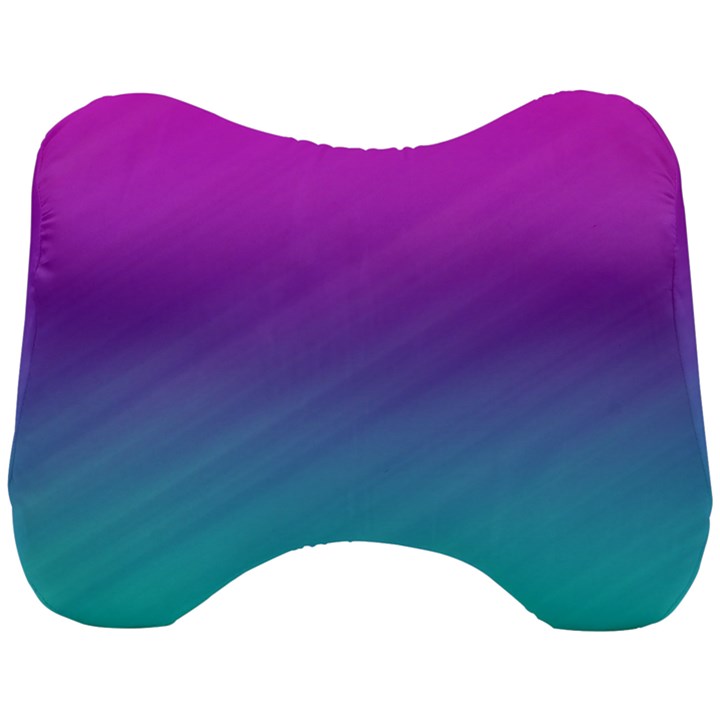 Background Pink Blue Gradient Head Support Cushion