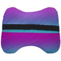 Background Pink Blue Gradient Head Support Cushion View2