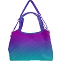 Background Pink Blue Gradient Double Compartment Shoulder Bag View1