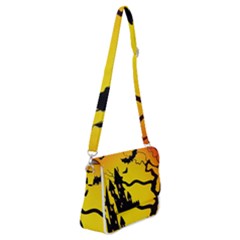 Halloween Night Terrors Shoulder Bag With Back Zipper by Ket1n9