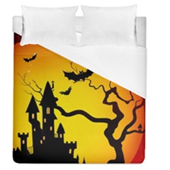 Halloween Night Terrors Duvet Cover (queen Size) by Ket1n9