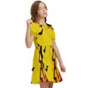 Halloween Night Terrors Kids  Puff Sleeved Dress View2