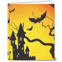 Halloween Night Terrors 8  X 10  Hardcover Notebook by Ket1n9