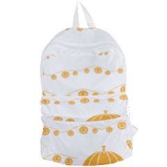 Pumpkin Halloween Deco Garland Foldable Lightweight Backpack by Ket1n9