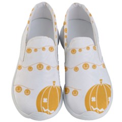 Pumpkin Halloween Deco Garland Men s Lightweight Slip Ons by Ket1n9