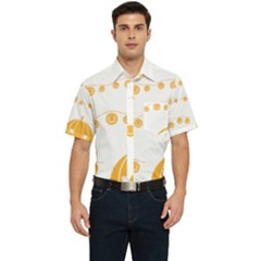 Pumpkin Halloween Deco Garland Men s Short Sleeve Pocket Shirt  by Ket1n9