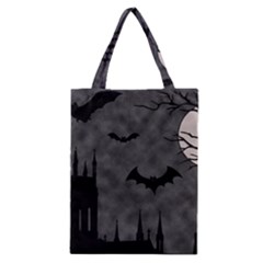 Halloween Background Halloween Scene Classic Tote Bag by Ket1n9