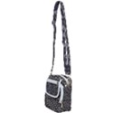 Skull Halloween Background Texture Shoulder Strap Belt Bag View2