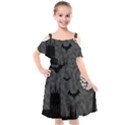 Halloween Background Halloween Scene Kids  Cut Out Shoulders Chiffon Dress View1