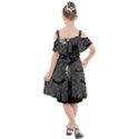 Halloween Background Halloween Scene Kids  Cut Out Shoulders Chiffon Dress View2