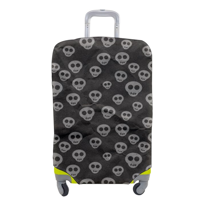 Skull Halloween Background Texture Luggage Cover (Small)