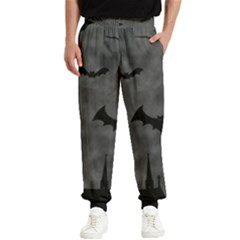 Halloween Background Halloween Scene Men s Elastic Waist Pants by Ket1n9