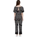 Halloween Background Halloween Scene Batwing Lightweight Chiffon Jumpsuit View2