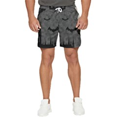 Halloween Background Halloween Scene Men s Runner Shorts by Ket1n9