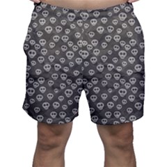 Skull Halloween Background Texture Men s Shorts by Ket1n9