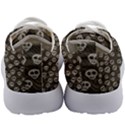 Skull Halloween Background Texture Kids Athletic Shoes View4