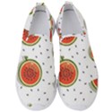 Seamless Background Pattern-with-watermelon Slices Men s Slip On Sneakers View1